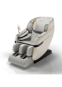 Juskys Relax&aacute;l&oacute; massz&aacute;zsfotel fűt&eacute;ssel &eacute;s Bluetooth b&eacute;zs