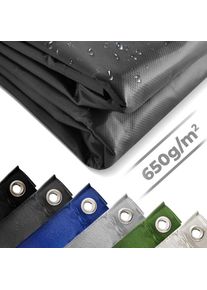 Jago Ponyva 650 g/m&sup2; alum&iacute;nium h&aacute;l&oacute; 5 x 8 m antracit