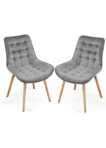 Miadomodo &Eacute;tkezősz&eacute;k k&eacute;szlet 2x sz&uuml;rke vil&aacute;gos