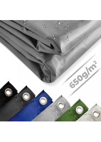 Jago Ponyva 650 g/m&sup2; alum&iacute;nium h&aacute;l&oacute; 5 x 6 m sz&uuml;rke