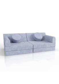 Juskys Designer modul&aacute;ris gyerekkanap&eacute; 150 cm, vil&aacute;gosk&eacute;k