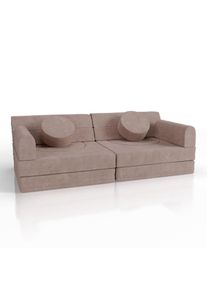 Juskys Designer modul&aacute;ris gyerekkanap&eacute; 150 cm p&uacute;derbarna