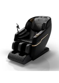 Juskys Relax&aacute;l&oacute; massz&aacute;zsfotel fűt&eacute;ssel &eacute;s Bluetooth fekete