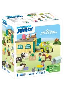 Playmobil - Junior - Farm Adventure with Tractor Trailer and Animal Friends
