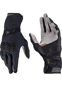 Leatt Adventure X-Flow 7.5 Long, gants , couleur: Gris Fonc&eacute;/Gris , taille: S