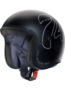 CABERG Freeride X 74, casco aperto , colore: Opaco Nero/Grigio , dimensione: XL