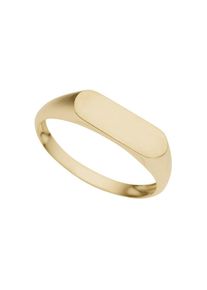Firetti, Damen, Goldring &raquo;Schmuck Geschenk Gold 333 Siegel-Optik&laquo;, gelbgoldfarben, 17, Stilvoller, schlichter Damenring
