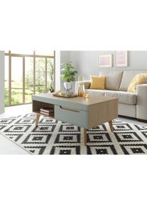 Home Affaire, Couchtisch &raquo;Torge, Beistelltisch, Wohnzimmertisch, Tisch, Sofatisch&laquo; 1 Stk. tlg. Schubk&auml;sten und Ablagefach, in drei Farben verf&uuml;gbar, 