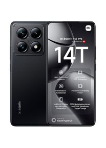 Xiaomi, Smartphone &raquo; 14T Pro 512GB&laquo; Titan Black, Titan Black, 50MP + 50 MP + 12 MP Kamera mit Leicafokus und 20-fach Zoom