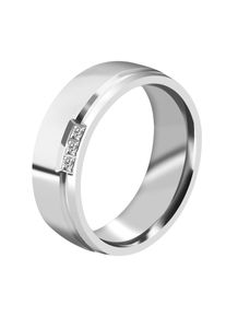 Adelia&acute;s Adelia ́s, Damen, Fingerring &raquo;Damen Ring aus Edelstahl mit Zirkonia&laquo;, silber, silber, Material: Edelstahl