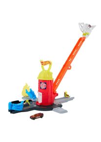 Hotwheels Hot Wheels, Autorennbahn &raquo; City Super Feuerwehrwache&laquo;, bunt, Autorennbahn