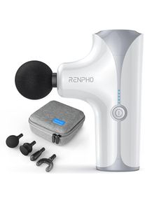 Renpho, Massagepistole &raquo; Mini Massage Gun GM173&laquo; Ideal f&uuml;r Menschen, die viel unterwegs sind, wei&szlig;, ABS, Hohes Drehmoment bei geringer Gr&ouml;&szlig;e