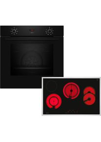 Neff, Backofen-Set &raquo;B1CCC0AK3&laquo; mit Teleskopauszug nachr&uuml;stbar mit 5 Beheizungsarten, Schwarz, Backofen-Set