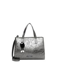 Tamaris, Damen, Shopper &raquo;Shopper TAS Gilla&laquo;, darksilver 833, darksilver 833, Feinsynthetik in sch&ouml;nem Design