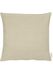 Miss Mary Of Sweden MISS MARY, Dekokissen &raquo;ARIZONA&laquo;, beige + unifarben, Leinen, Polyester, B/L: 45 cm x 45 cm - 1 Stk., beige + unifarben