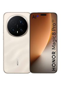 Honor, Smartphone &raquo;Magic8 Pro 12+512GB&laquo; Sunrise Gold, Sunrise Gold, Fortschrittliche KI: Mit KI-Anwendungen und der neuen KI-Taste kann das Honor 