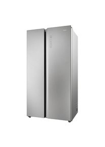 Haier, Side-by-Side SBS Series 7 &raquo;HSW79F18ANMM&laquo; 177, 5 cm hoch 90, 5 cm breit XXL-Kapazit&auml;t: &Uuml;ber 600 Liter Fassungsverm&ouml;gen, Edelstahl, Edelstahl