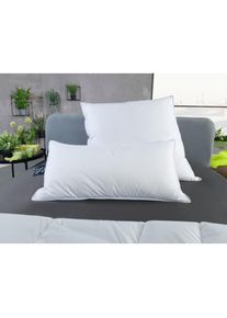 H&auml;ussling Haeussling, Daunenkissen &raquo;H&auml;ussling Select-Made in Green&laquo; F&uuml;llung: Au&szlig;enkammer: 100% G&auml;nsedaunen und Innenkammer: 100% G&auml;nsefedern. 1 Stk. tlg. 