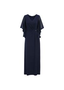 Vera Mont, Damen, Abendkleid &raquo;Abendkleid mit Fl&uuml;gel&auml;rmeln&laquo;, Night Sky, EURO, 42 - EURO, Night Sky, Passform: Leicht tailliert