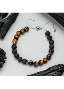 Holzkern Bracelets Men Lava and Tiger Eye