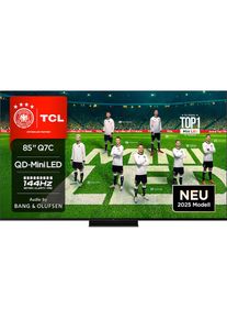 TCL, Mini-LED-Fernseher &raquo;85Q7CX2&laquo; 215 cm/85 Smart-TV Audio von Bang & Olufsen, Pr&auml;zises Dimming, Smart TV, Apple TV, 4K HDR, schwarz, GAME 