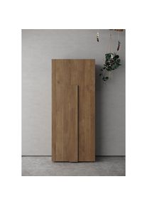 Home Affaire, Unisex, Garderobenschrank &raquo;Jupiter&laquo; Breite 78 cm, Mercure NB Holzstruktur, Mercure NB Holzstruktur, Ma&szlig;e (B/H/T): 78/187/33 cm