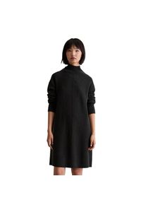 Marc O'Polo Marc O'Polo DENIM, Damen, Strickkleid softer Woll-Mix, regular fit, Black, N-Gr, XL - N-Gr, Black, Rollkragenkleid von Marc O'Polo Denim