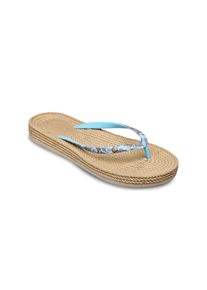 Roxy, Damen, Sandale &raquo;South Beach&laquo;, Light Blue/Brown, 7(37), Light Blue/Brown, Wird ohne PVC hergestellt