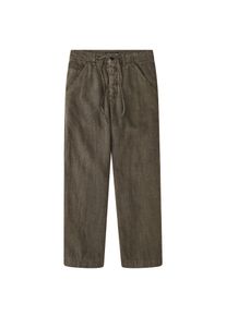 Hannes Roether Herren-Leinenhose Oliv M