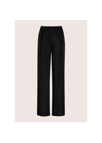 Madeleine Mode MADELEINE, Damen, Stoffhose &raquo;Bundfaltenhose Stoffhose mit Formbund&laquo;, schwarz, N + K Gr, 40 - N + K Gr, schwarz, Leicht flie&szlig;end, L&auml;nge ca. 102 cm