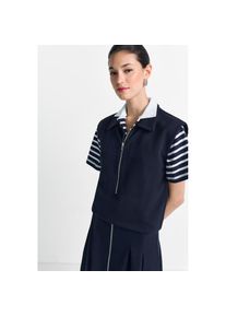 RICHROYAL, Damen, Jerseyweste Jersey, mit Metallrei&szlig;verschluss, midnight blue, XS, midnight blue, Weste von RichRoyal