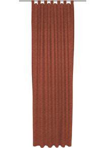 Vorhang WIRTH "Trondheim B", braun (rost), B:132cm H:285cm, Polyacryl, Gardinen, Vorhang, nach Ma&szlig;