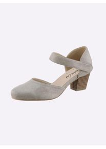 Pumps Andrea Conti, Damen, Gr. 41, grau (hellgrau), Synthetik, Schuhe Pumps