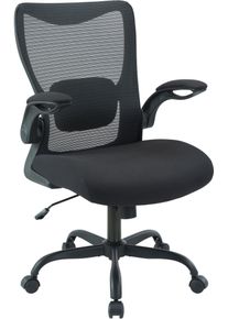 B&uuml;rostuhl OTTO HOME "KEADY", schwarz (wei&szlig;, neutral), B:67cm T:67cm, St&uuml;hle, B&uuml;rostuhl, ergonomische Sitzhaltung, besonders atmungsaktiv