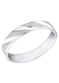 Fingerring Amor "Twisted Elegant" Gr. 60, silber (silberfarben), Fingerringe, Damen, 60, Silber 925 (Sterlingsilber), 4mm, Fingerring