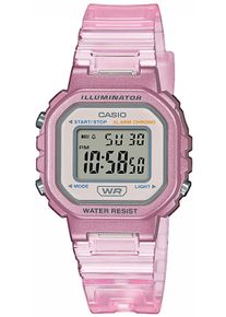 Chronograph, rosa (rosa (transparent)), CASIO TIMELESS COLLECTION, Armbanduhren, Jungen, Chronograph, Quarzuhr, Armbanduhr, Digitaluhr, Geschenkidee, Geburtstag,Schulanfang