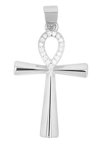Adelia&acute;s Kettenanh&auml;nger ADELIA&acute;S "Damen Anh&auml;nger &iquest; Schl&uuml;sselanh&auml;nger aus 925 Silber mit Zirkonia", silber, Schmuckanh&auml;nger, Damen, Kettenanh&auml;nger