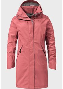 Sch&ouml;ffel Parka SCH&Ouml;FFEL "Parka Sardegna L", Damen, Gr. 46, rosa (3245, rosa), Oberstoff : 100% Polyester (Membran: Polyurethan) Futter Rumpf unten: 100% Polyester Futter Rumpf oben: 100% Polyester, regular fit, hoch geschlossener Ausschnitt, Jacken Parka