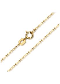 Collierkettchen Firetti "Schmuck Geschenk Silber 925 Ankerkettengliederung 1,7 mm breit" Gr. 45, gold (gelbgoldfarben), Halsketten, Damen, 45, Silber 925 (Sterlingsilber), B: 1,7mm, Collierkettchen, Made in Germany, B:1,7mm