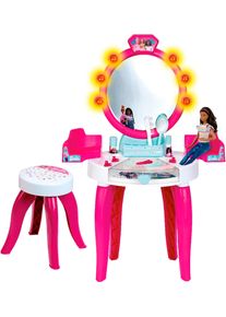 Schminktisch klein "Barbie Sch&ouml;nheitsstudio mit Zubeh&ouml;r", bunt, Tische, Kinder, B/H/T: 41cm x 90cm x 31cm, Schminktisch, mit Licht- und Soundfunktion, B:41cm H:90cm T:31cm