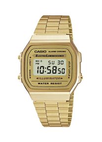Chronograph CASIO VINTAGE, gold (goldfarben, goldfarben), Armbanduhren, Damen, goldfarben, Chronograph, Quarzuhr, Armbanduhr, Damenuhr, Herrenuhr, Digitaluhr,Edelstahlarmband