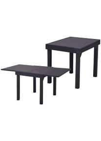 Gartentisch Garden Pleasure "Elena", schwarz, B:65cm H:75cm T:65cm, Tische, Gartentisch