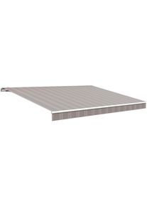 Gelenkarmmarkise Wismar "Classic", grau, B:400cm H:25cm, Polyacryl, Markisen, Gelenkarmmarkise
