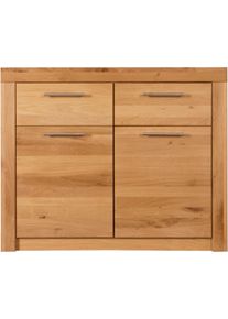 Schuhschrank VOGL M&Ouml;BELFABRIK "Toronto", braun (wildeiche), B:100cm H:82cm T:42cm, Schr&auml;nke, Schuhschrank