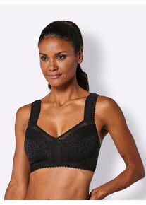w&auml;schepur Entlastungs-BH W&Auml;SCHEPUR, Damen, Gr. 95, Cup E, schwarz, 85% Polyamid, 15% Elasthan, BHs Entlastungs-BH