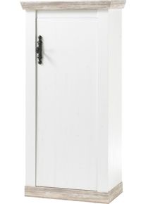 Kommode Home Affaire "Florenz", wei&szlig; (pinie wei&szlig;, oslo pinie dekor), B:71cm H:146cm T:37cm, FSC-zertifizierter Holzwerkstoff, Sideboards, Kommode, im romantischen Landhaus-Look, Breite 71 cm