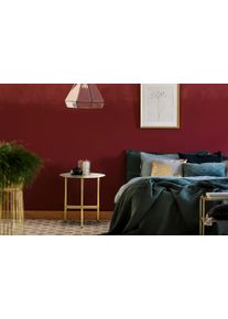Beistelltisch KAYOOM "Pero 125, Minimalistisches Design, Passt zu jedem Einrichtungsstil", gold, B:40cm H:54cm T:40cm, 100% Edelstahl, Tische, Beistelltisch, Gestelldesign aus Edelstahl, runde Ablagefl&auml;che, minimalistisch
