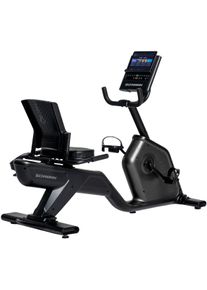 Ergometer SCHWINN FITNESS "Schwinn 590R", grau (grau, schwarz), Heimtrainer, ohne Unterlegmatte, Ergometer, 150 kg max. Benutzergewicht, Fahrrad, 25 Widerstandsstufen, B:71cm H:119cm L:169cm