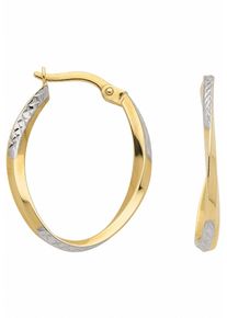 Adelia&acute;s Paar Creolen ADELIA&acute;S "333 Gold Ohrringe Creolen", gold, Ohrringe, Damen, Gelbgold 333, Paar Creolen