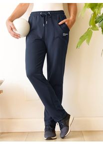 Sweathose Catamaran, Damen, Gr. 52/54, Normalgr&ouml;&szlig;en, blau (marine), 50% Modal, 44% Polyester, 6% Elasthan, unifarben, Hosen Sweathose